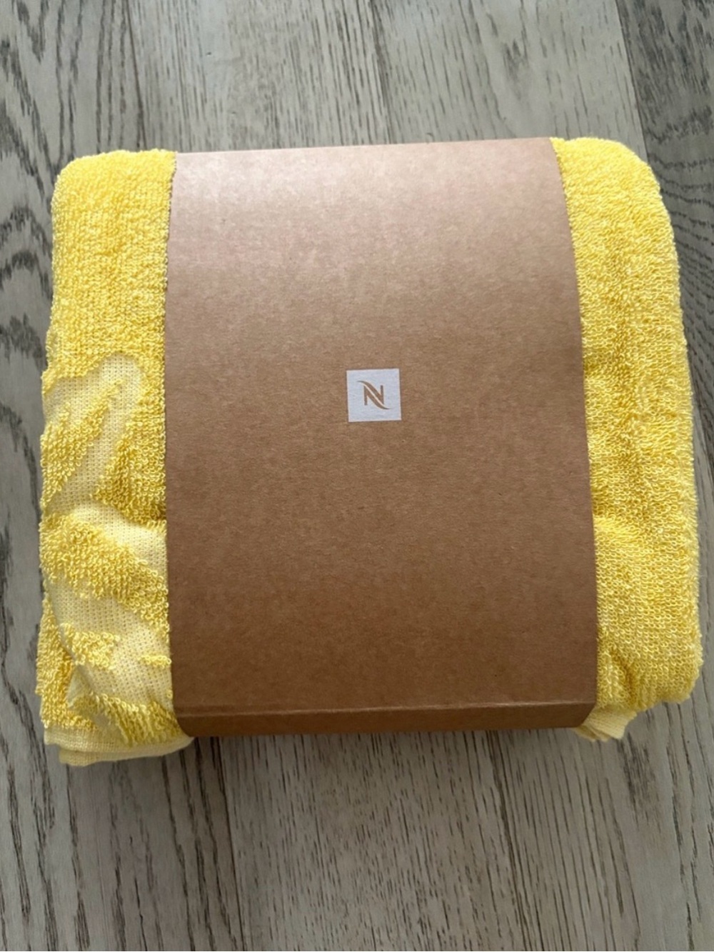 NWT Nespresso Yellow Yuzu Beach Towel